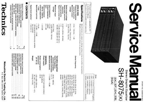 sh 8075 technics k&auml;ytt&ouml;ohje
