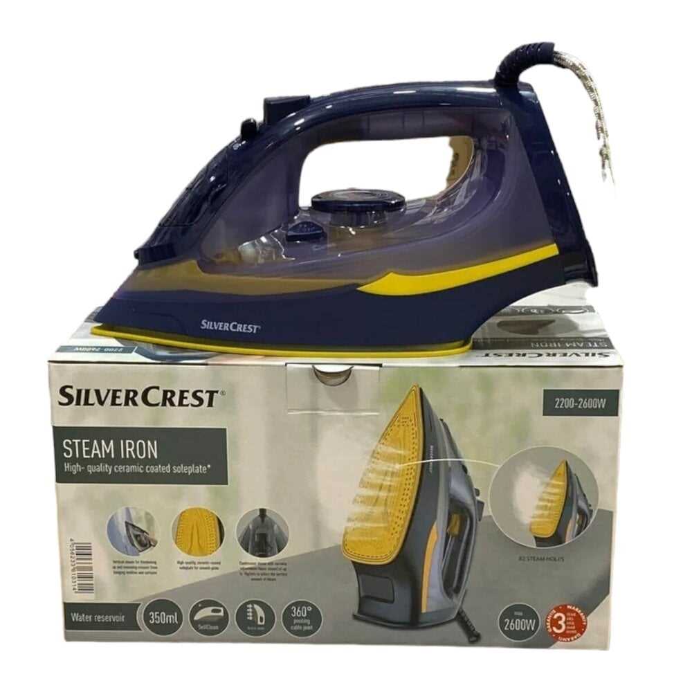 silvercrest steam iron 2200 k&auml;ytt&ouml;ohje