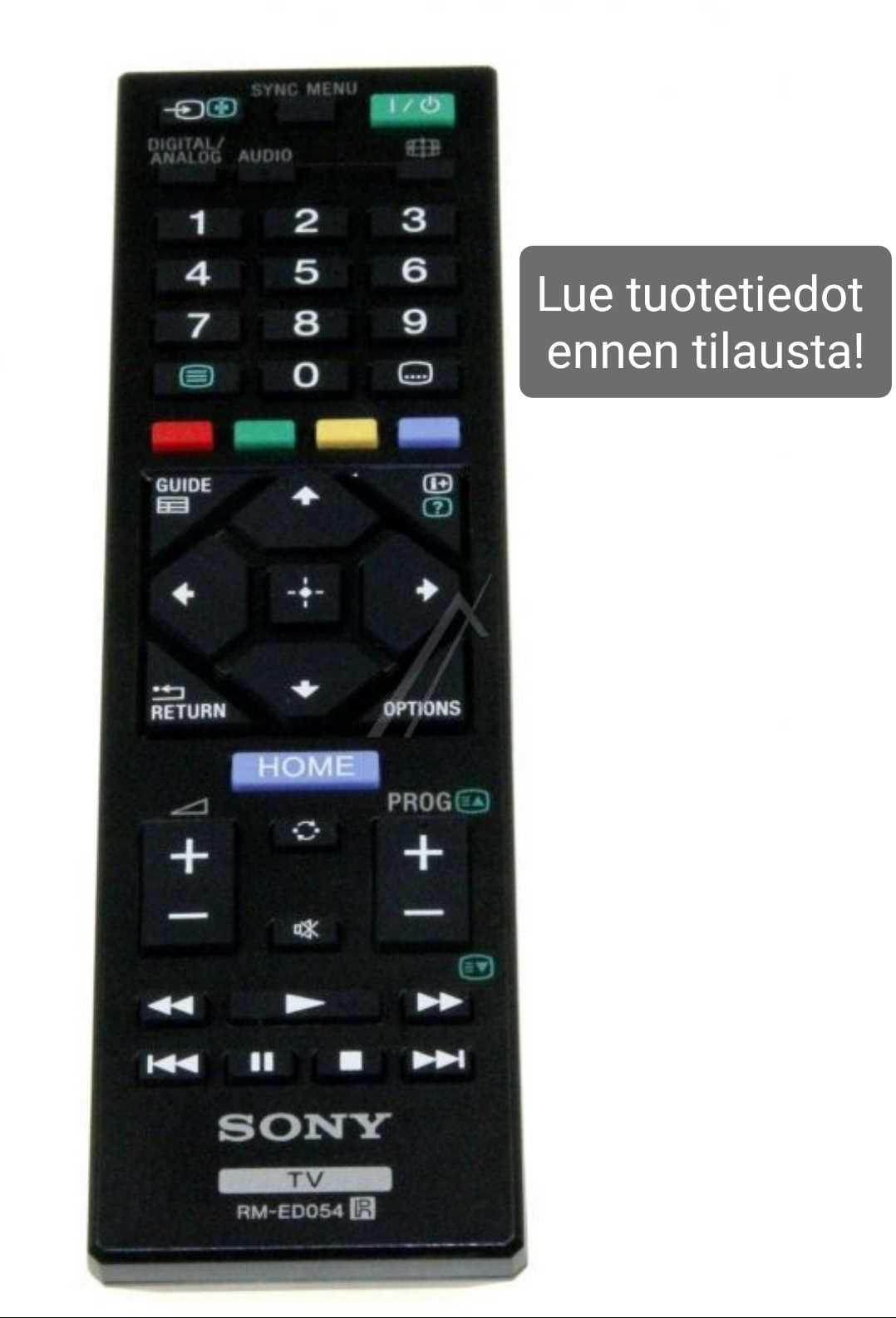 sony rm 932 kaukos&auml;&auml;din k&auml;ytt&ouml;ohje