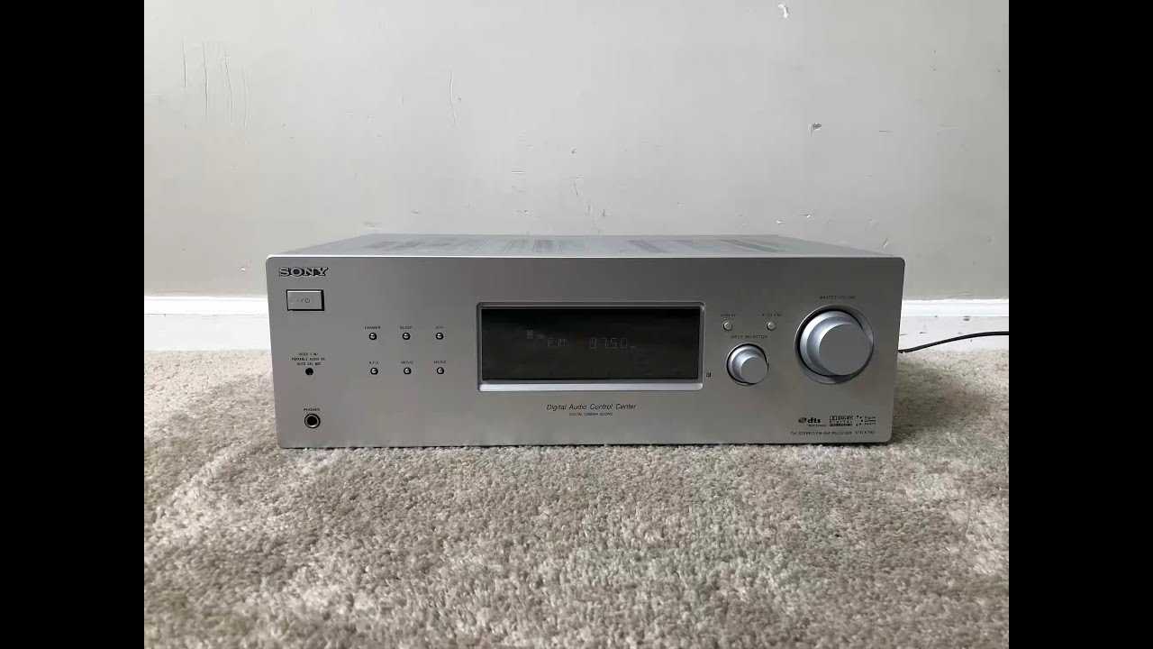 sony str db790 k&auml;ytt&ouml;ohje