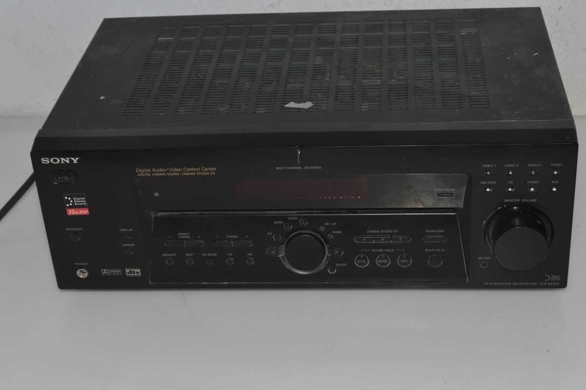 sony str de675 k&auml;ytt&ouml;ohje