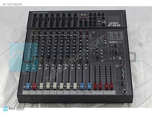 soundcraft fx8 mikseri k&auml;ytt&ouml;ohje