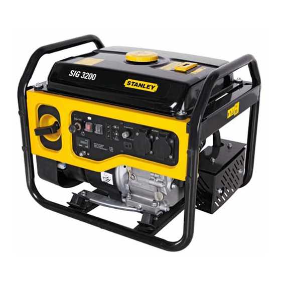 stanley aggregaatti sg 3200 k&auml;ytt&ouml;ohje