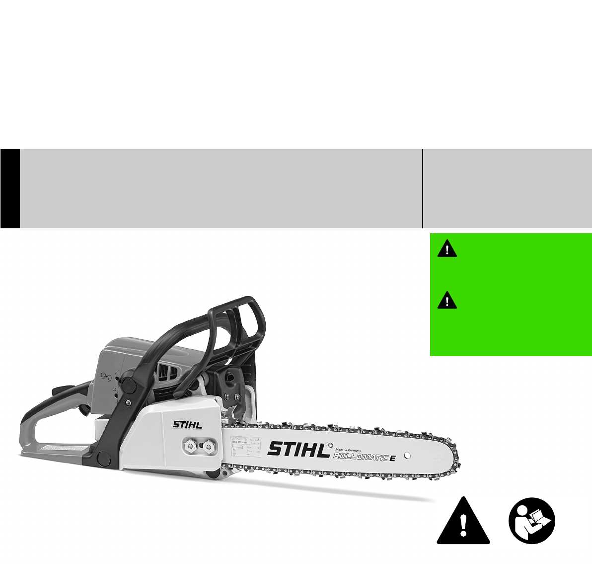 stihl ms 230 c k&auml;ytt&ouml;ohje