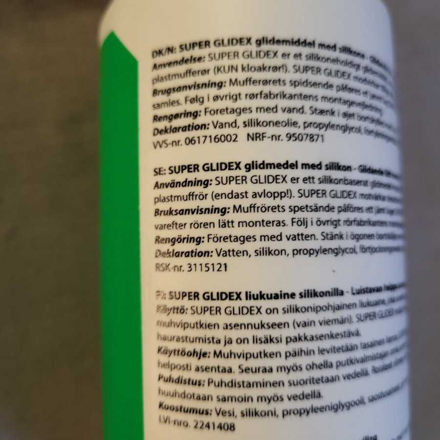 super glidex liukuaine käyttöohje super glidex liukuaine käyttöohje
