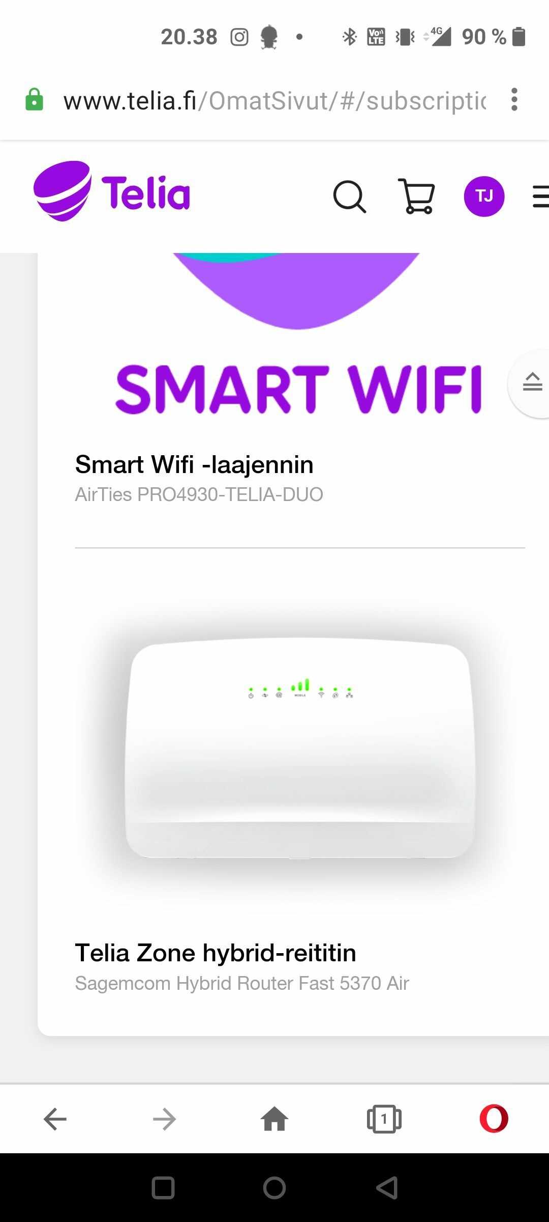 telia hybrid reititin k&auml;ytt&ouml;ohje
