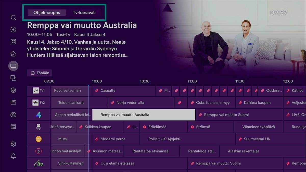 telia tv kaukos&auml;&auml;din k&auml;ytt&ouml;ohje