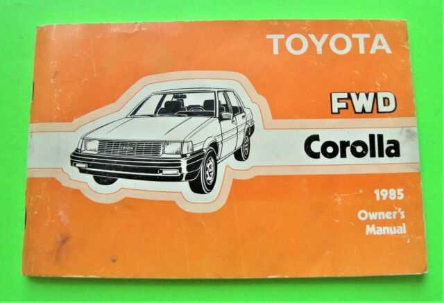 toyota corolla e80 k&auml;ytt&ouml;ohje
