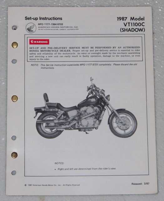 honda vt 1100 shadow käyttöohje honda vt 1100 shadow käyttöohje