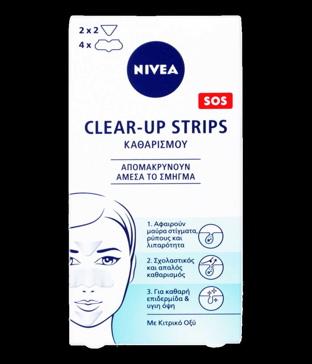 nivea clear up strips k&auml;ytt&ouml;ohje