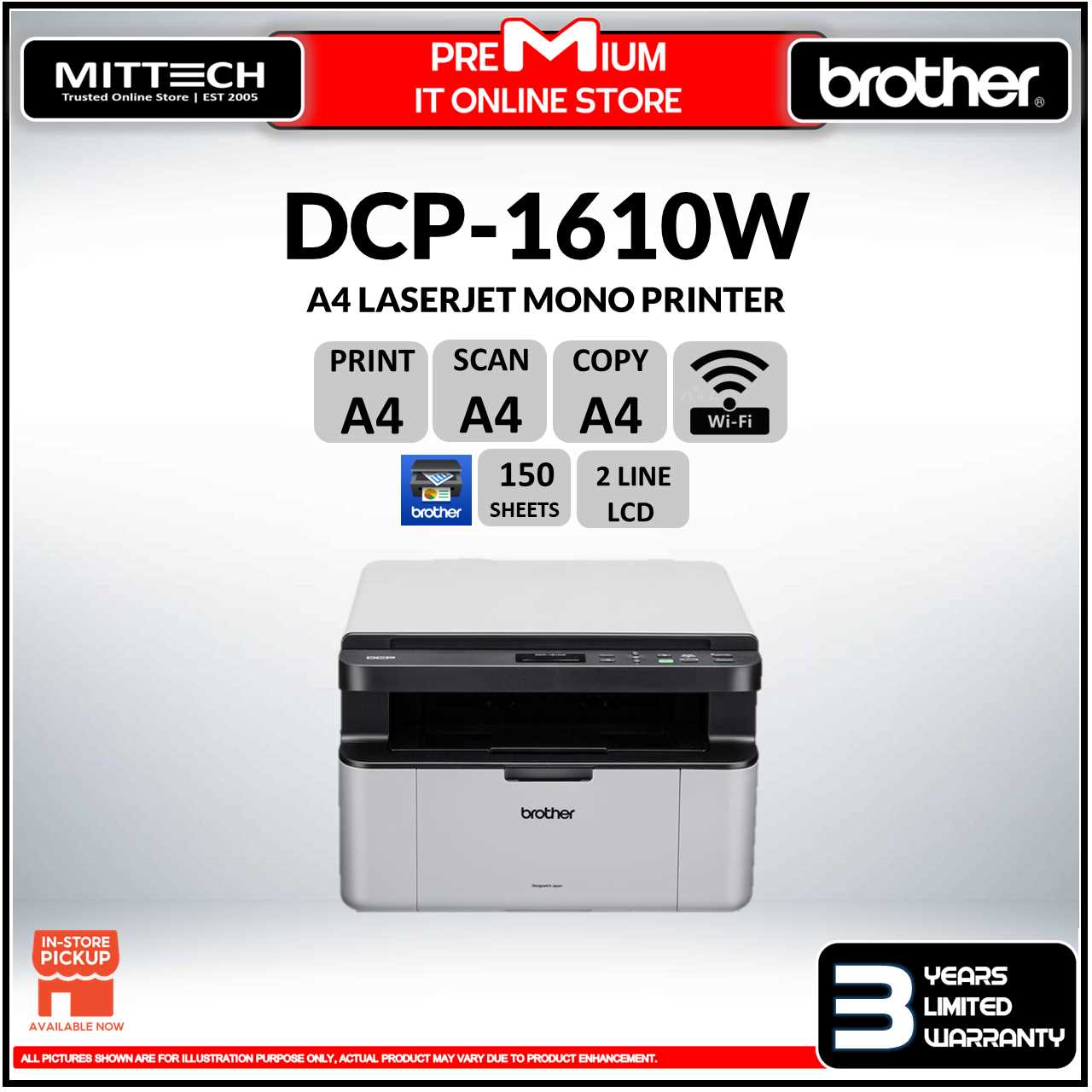 dcp 1610 w k&auml;ytt&ouml;ohje