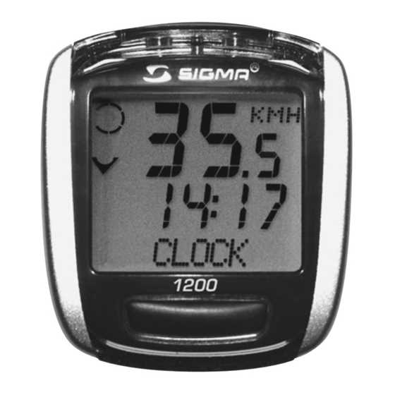 sigma 506 mittari k&auml;ytt&ouml;ohje