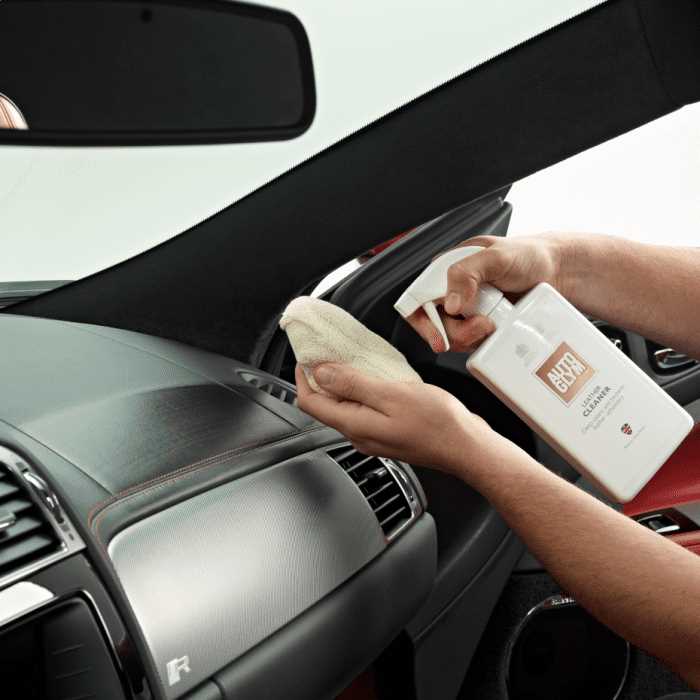 autoglym leather cleaner k&auml;ytt&ouml;ohje