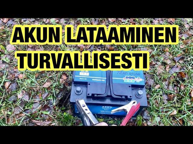 auton akun lataus käyttöohje auton akun lataus käyttöohje