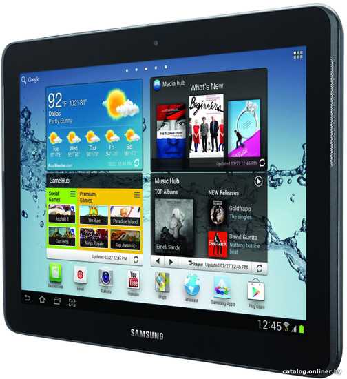 samsung tab 2 10.1 k&auml;ytt&ouml;ohje