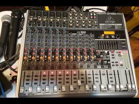 behringer xenyx qx xenyx 1832 usb k&auml;ytt&ouml;ohje
