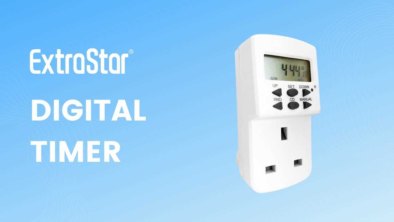 biltema outdoor digital timer k&auml;ytt&ouml;ohje