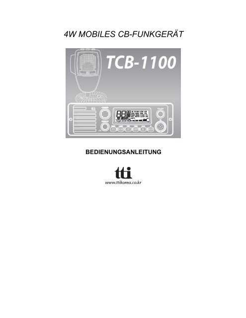 tti tcb 1100 k&auml;ytt&ouml;ohje