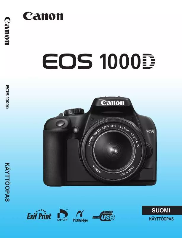 canon eos 1000d k&auml;ytt&ouml;ohje