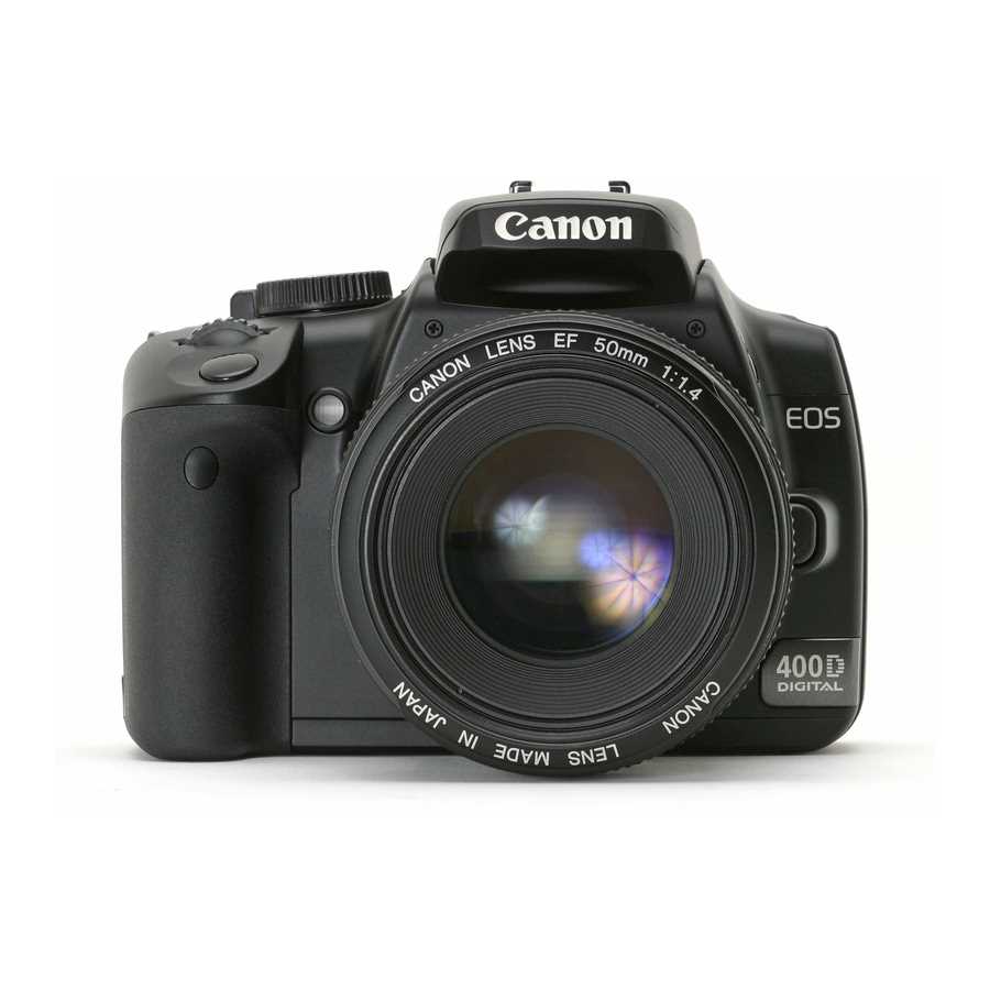 canon eos 400 d k&auml;ytt&ouml;ohje