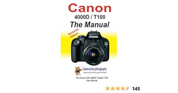 canon eos 4000d k&auml;ytt&ouml;ohje