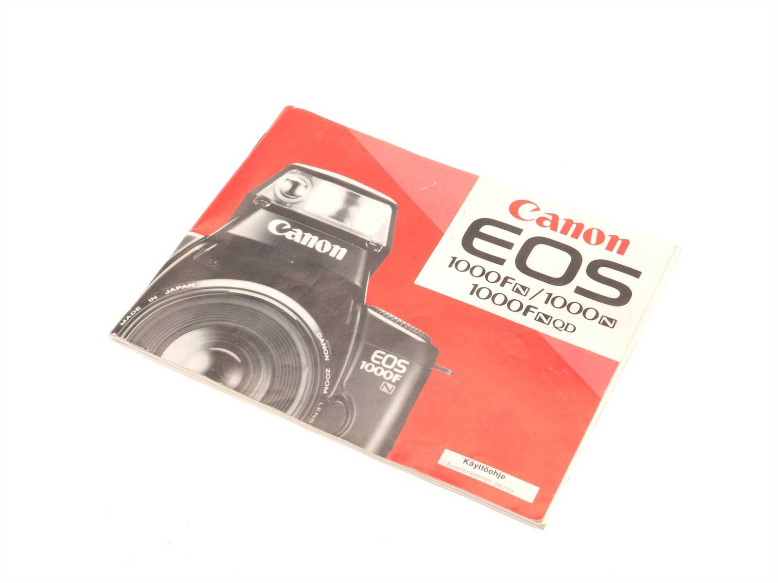 canon eos 60d k&auml;ytt&ouml;ohje