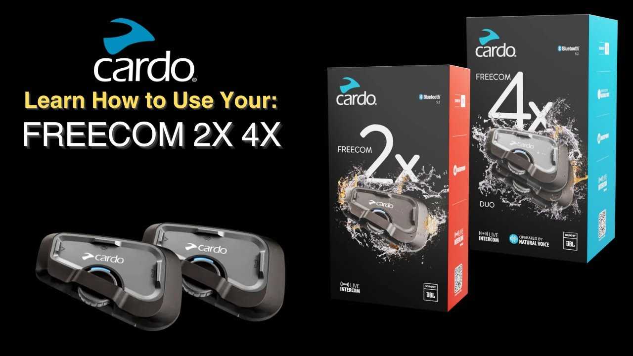 cardo freecom 4 k&auml;ytt&ouml;ohje