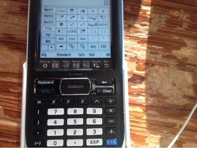 casio classpad fx cp400 k&auml;ytt&ouml;ohje