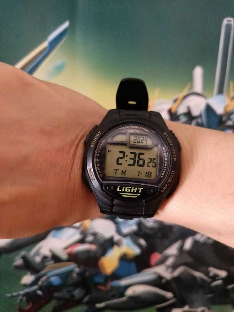 casio kellon k&auml;ytt&ouml;ohje w 734