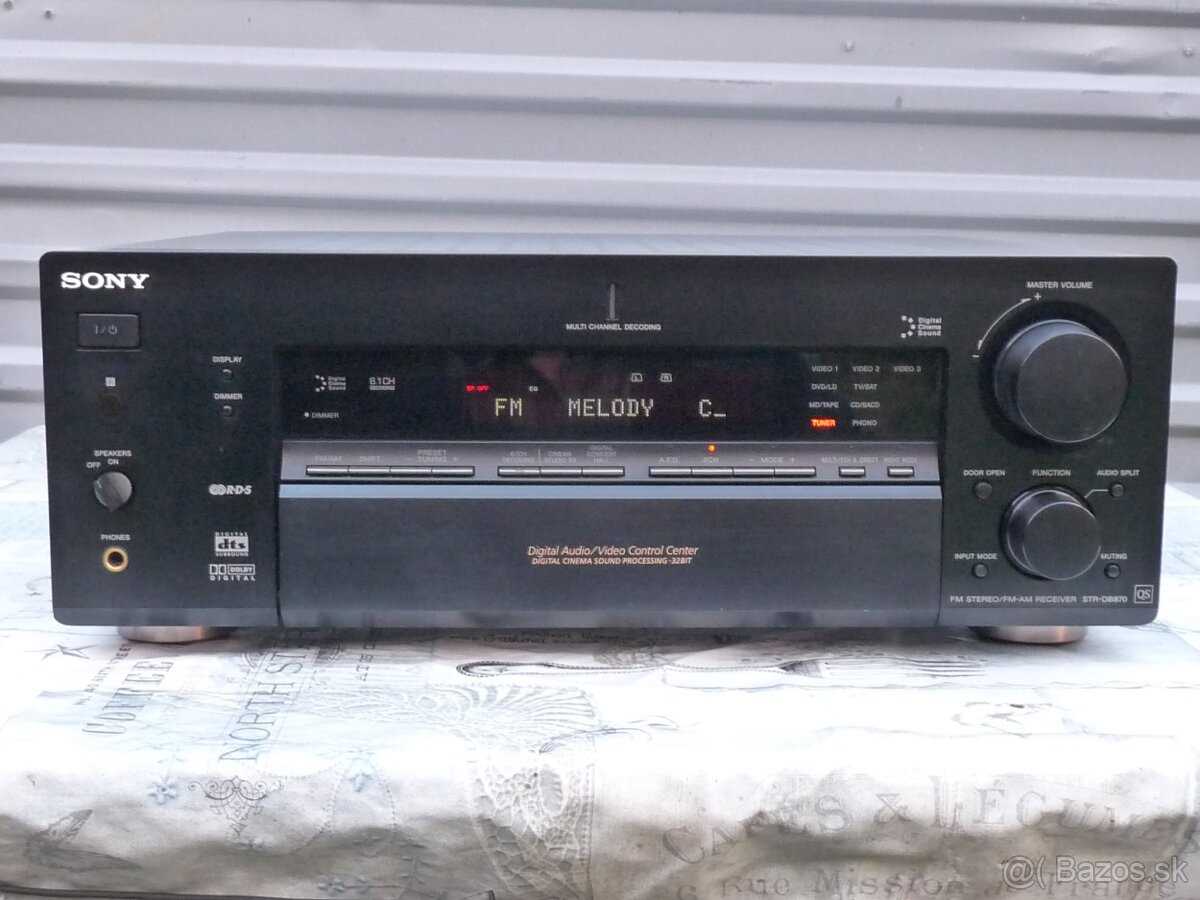 sony str db870 k&auml;ytt&ouml;ohje