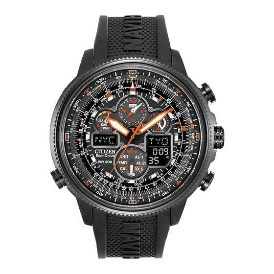 citizen chronograph k&auml;ytt&ouml;ohje reset
