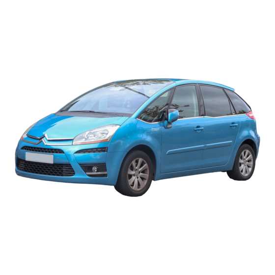 citroen grand picasso c4 2008 k&auml;ytt&ouml;ohje