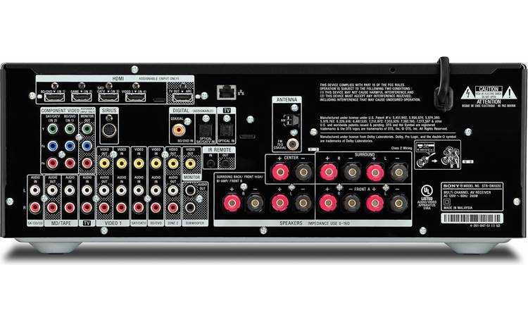 sony str 1080 käyttöohje sony str 1080 käyttöohje