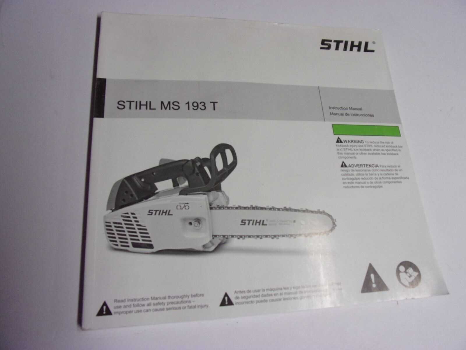 stihl ms 193 c k&auml;ytt&ouml;ohje