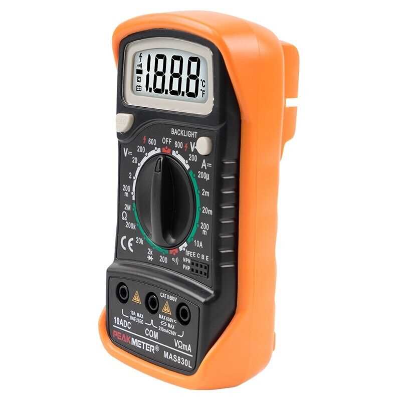 digital multimeter cat ii k&auml;ytt&ouml;ohje
