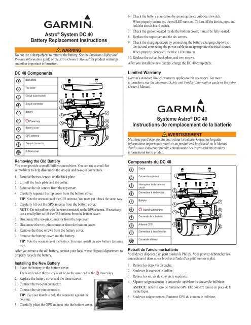 garmin astro 320 dc 40 k&auml;ytt&ouml;ohje