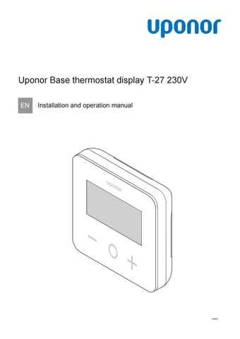uponor smatrix wave 169 k&auml;ytt&ouml;ohje