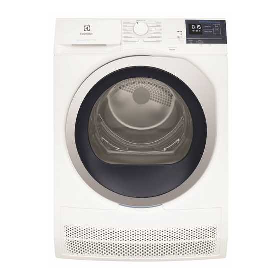 electrolux edc 536 e w k&auml;ytt&ouml;ohje