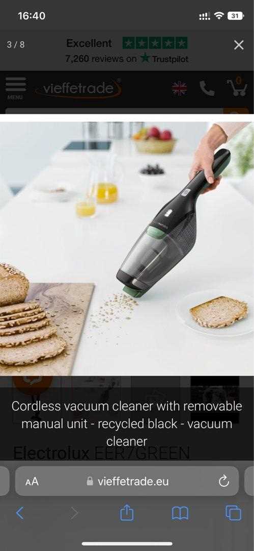 electrolux ergorapido eer7green k&auml;ytt&ouml;ohje
