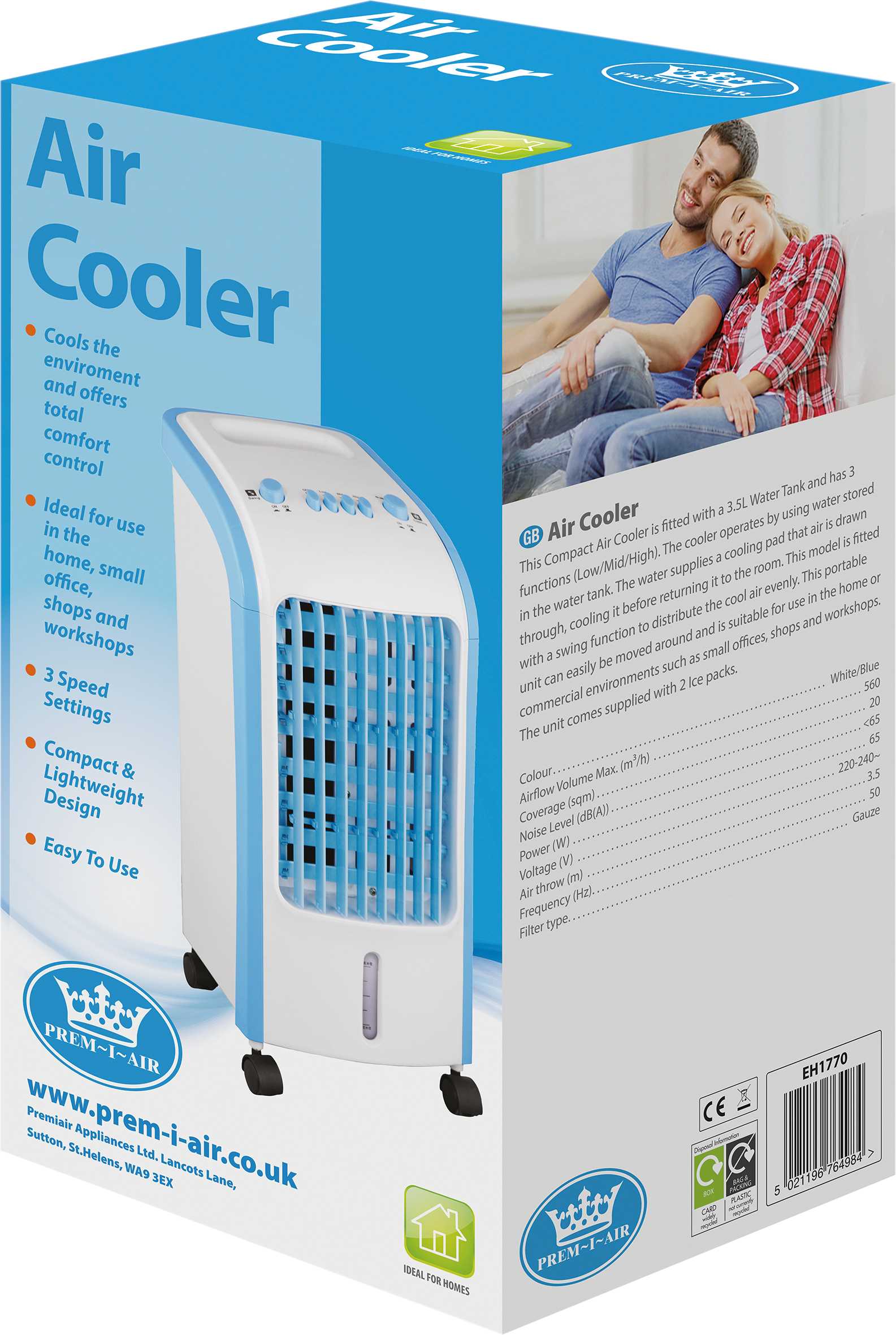 air cooler 80w k&auml;ytt&ouml;ohje