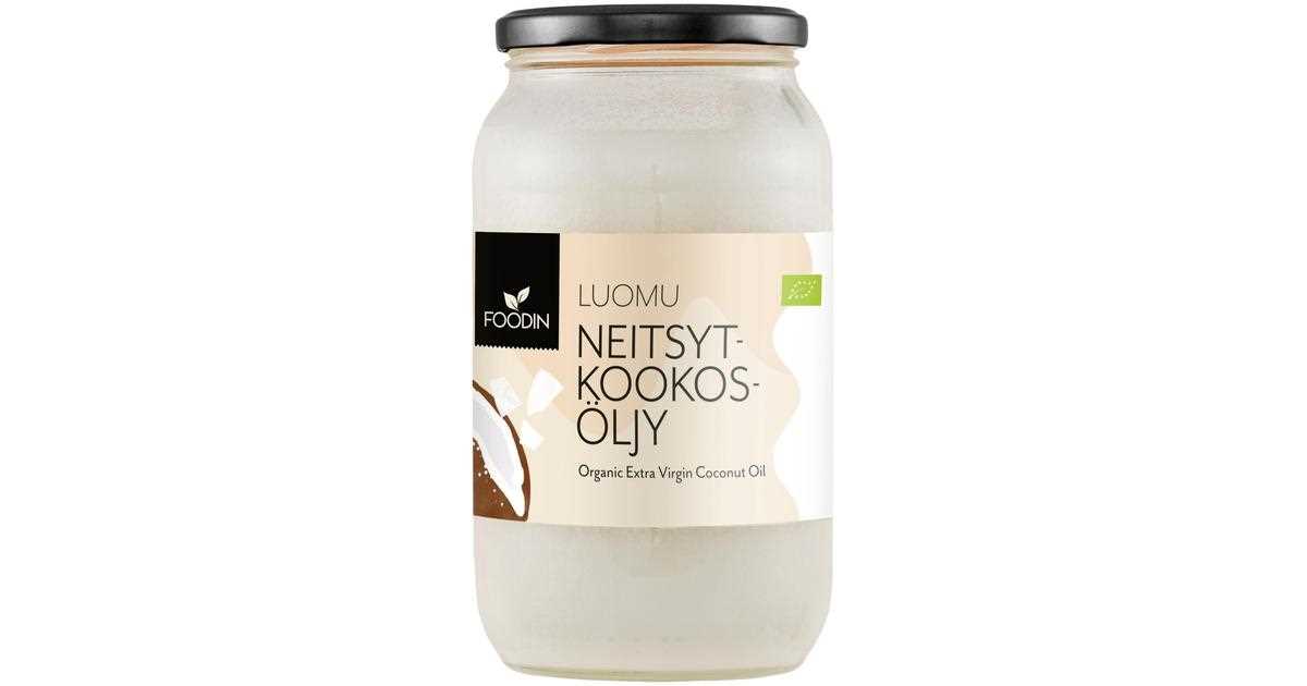 extra neitsyt kookos&ouml;ljy k&auml;ytt&ouml;ohje