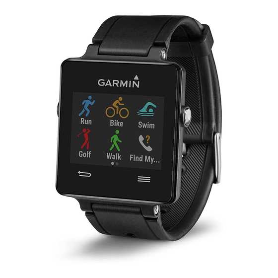 garmin vivoactive hr gps urheilukello k&auml;ytt&ouml;ohje