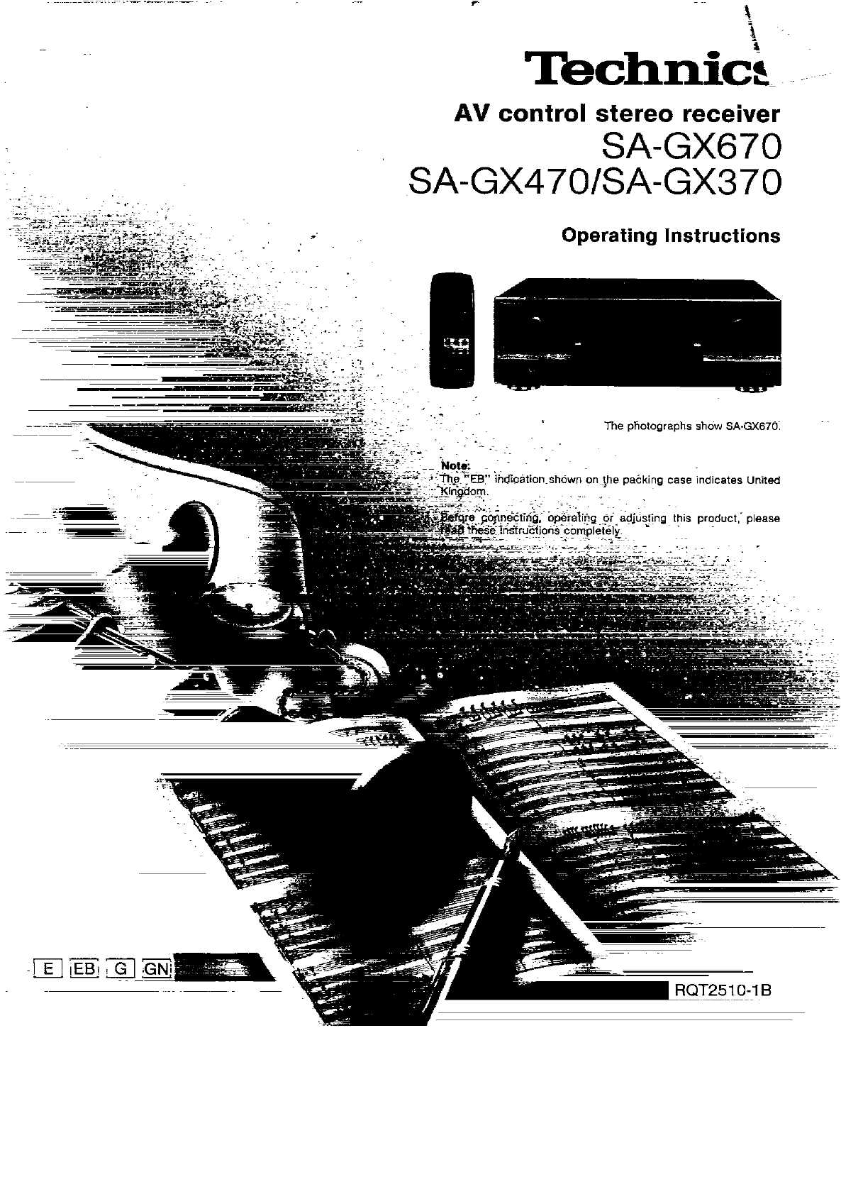 technics sa gx670 k&auml;ytt&ouml;ohje