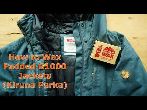 fj&auml;llr&auml;ven greenland wax k&auml;ytt&ouml;ohje