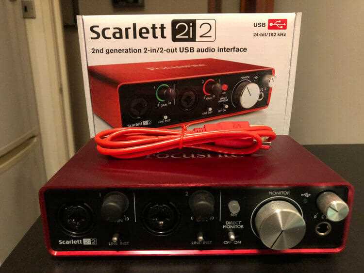 focusrite scarlett 2i2 k&auml;ytt&ouml;ohje