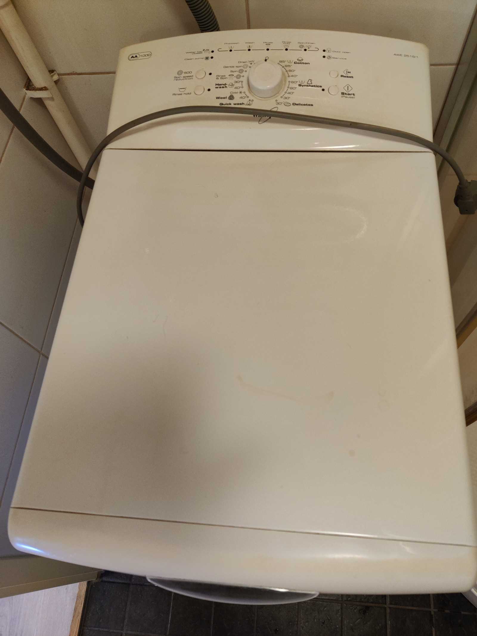 whirlpool awe 2516 1 k&auml;ytt&ouml;ohje