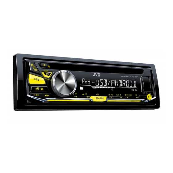 jvc kd r401 k&auml;ytt&ouml;ohje