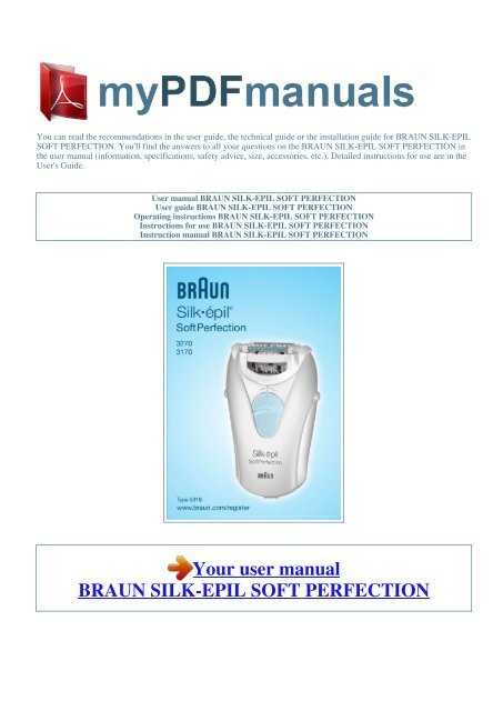 braun silk epil käyttöohje braun silk epil käyttöohje