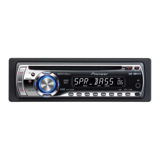 pioneer deh 3900bt k&auml;ytt&ouml;ohje suomeksi