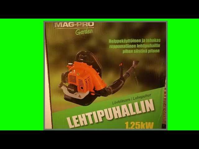 mag pro lehtipuhallin k&auml;ytt&ouml;ohje
